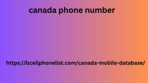 canada phone number